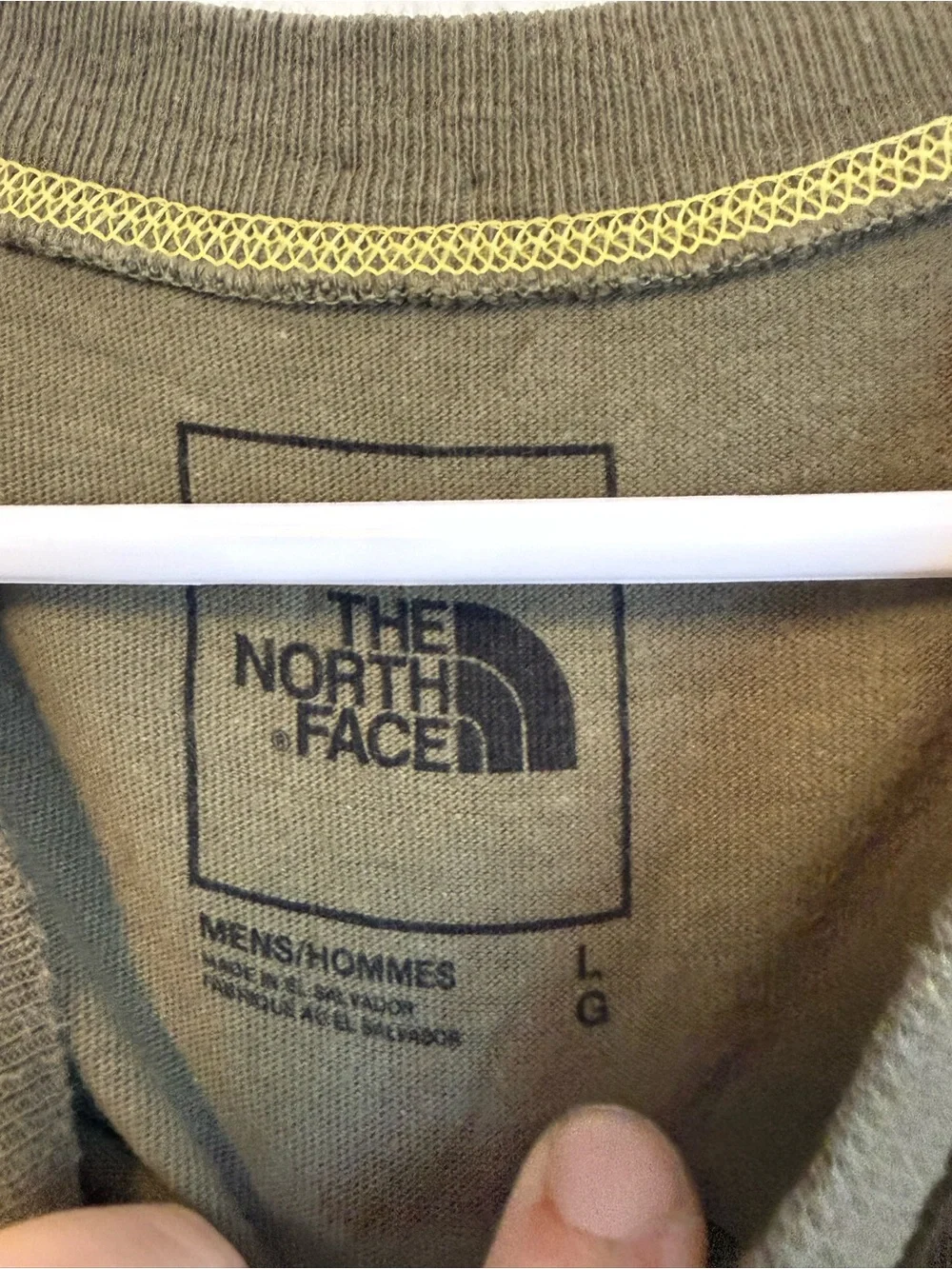 The North Face Olive Short Sleeve Logo Tee